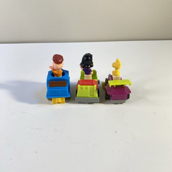 Vintage McDonald’s Peanuts Happy Meal Cars Set Charlie Lucy Woodstock - Picture 3 of 5